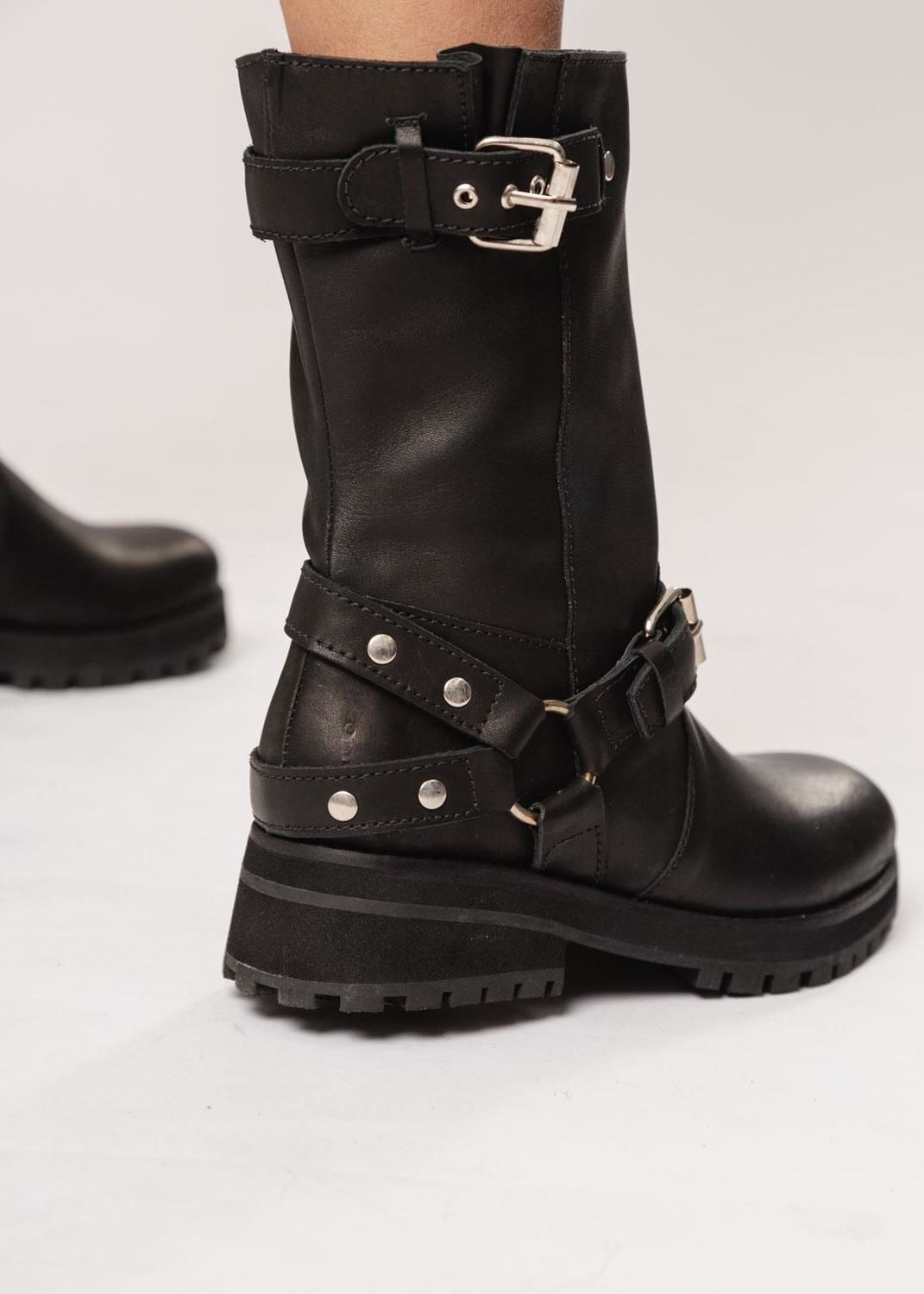 Bota Biker negro 36