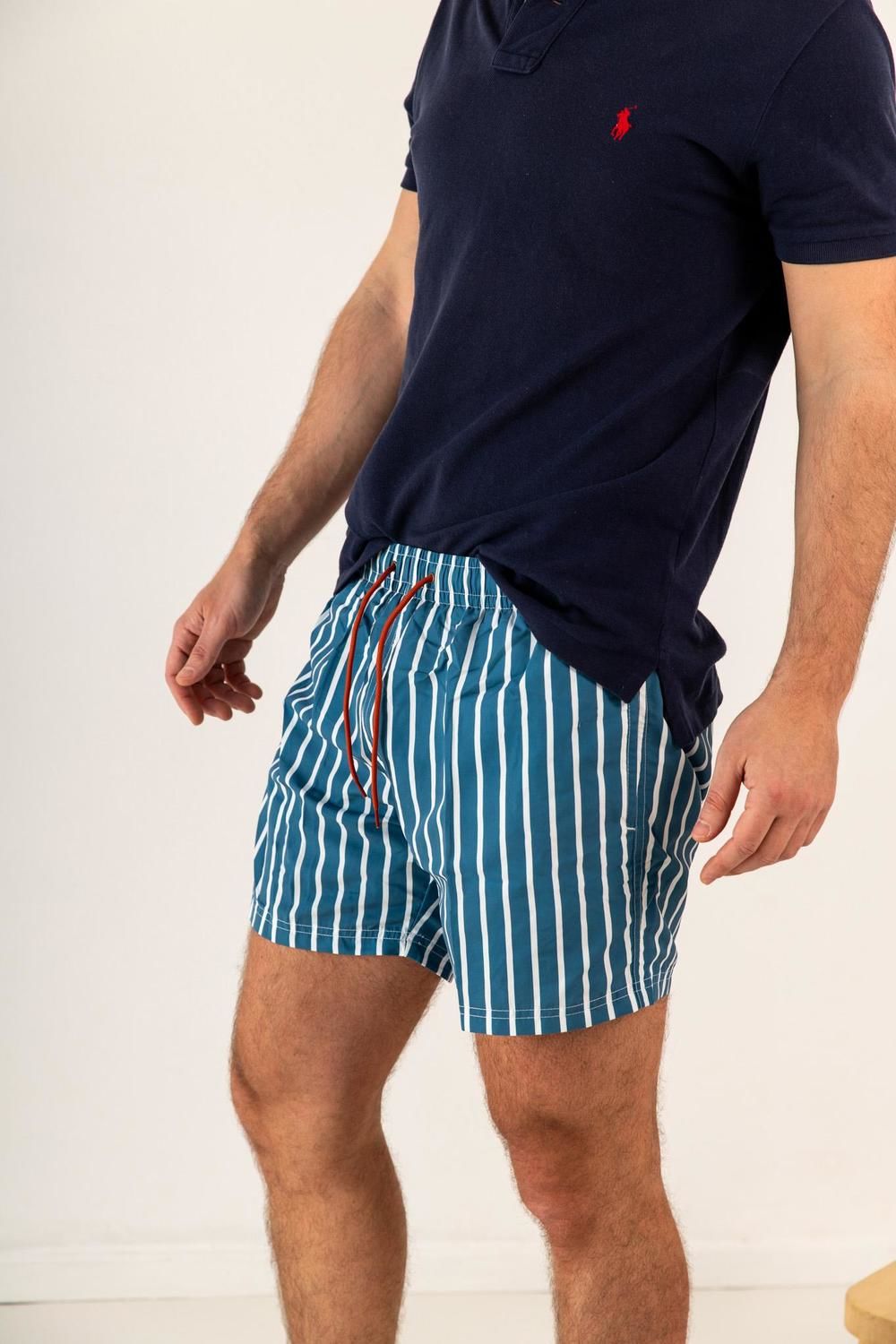 Short de baño hombre azul l