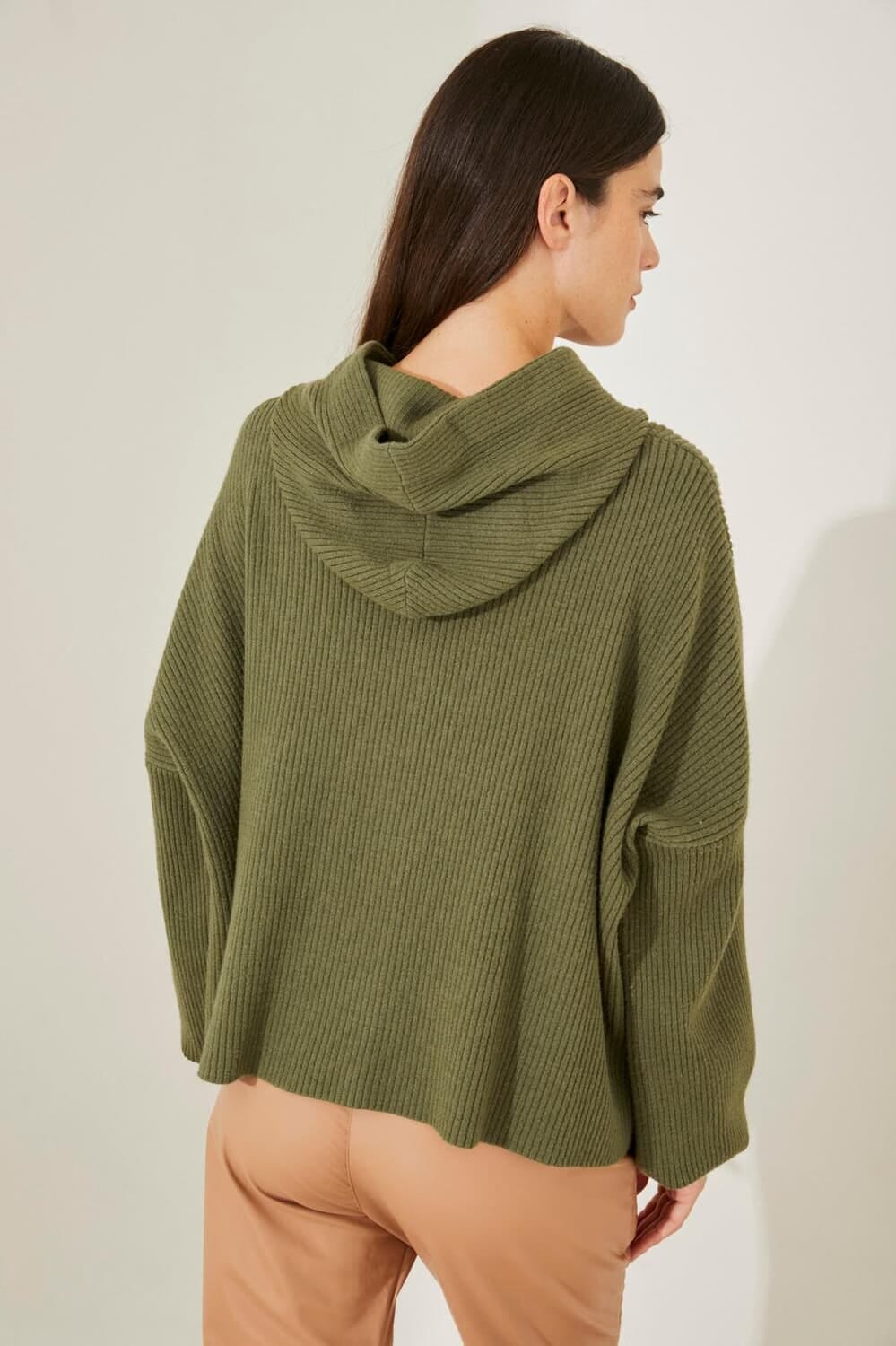 Campera Monet verde oliva talle unico