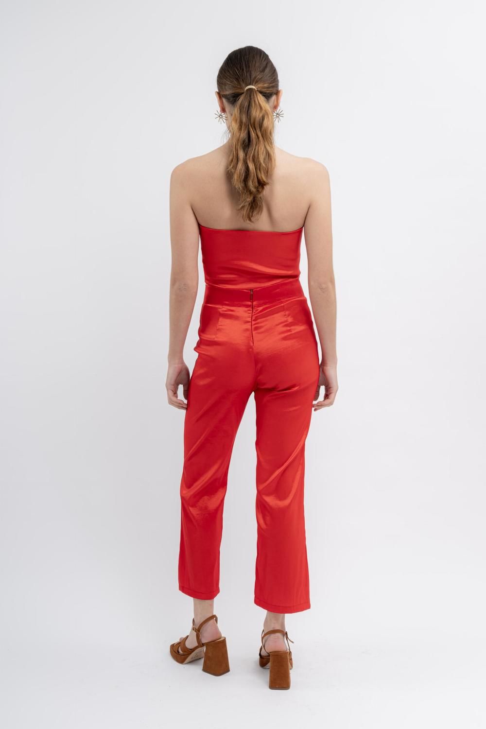 Pant Knot rojo m