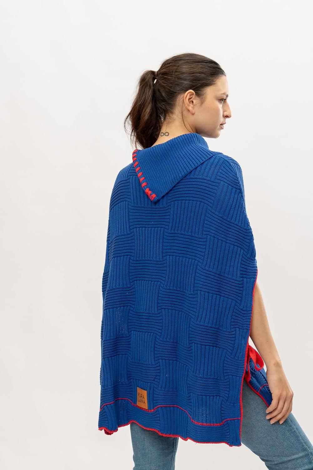 Capa Knit azul talle unico