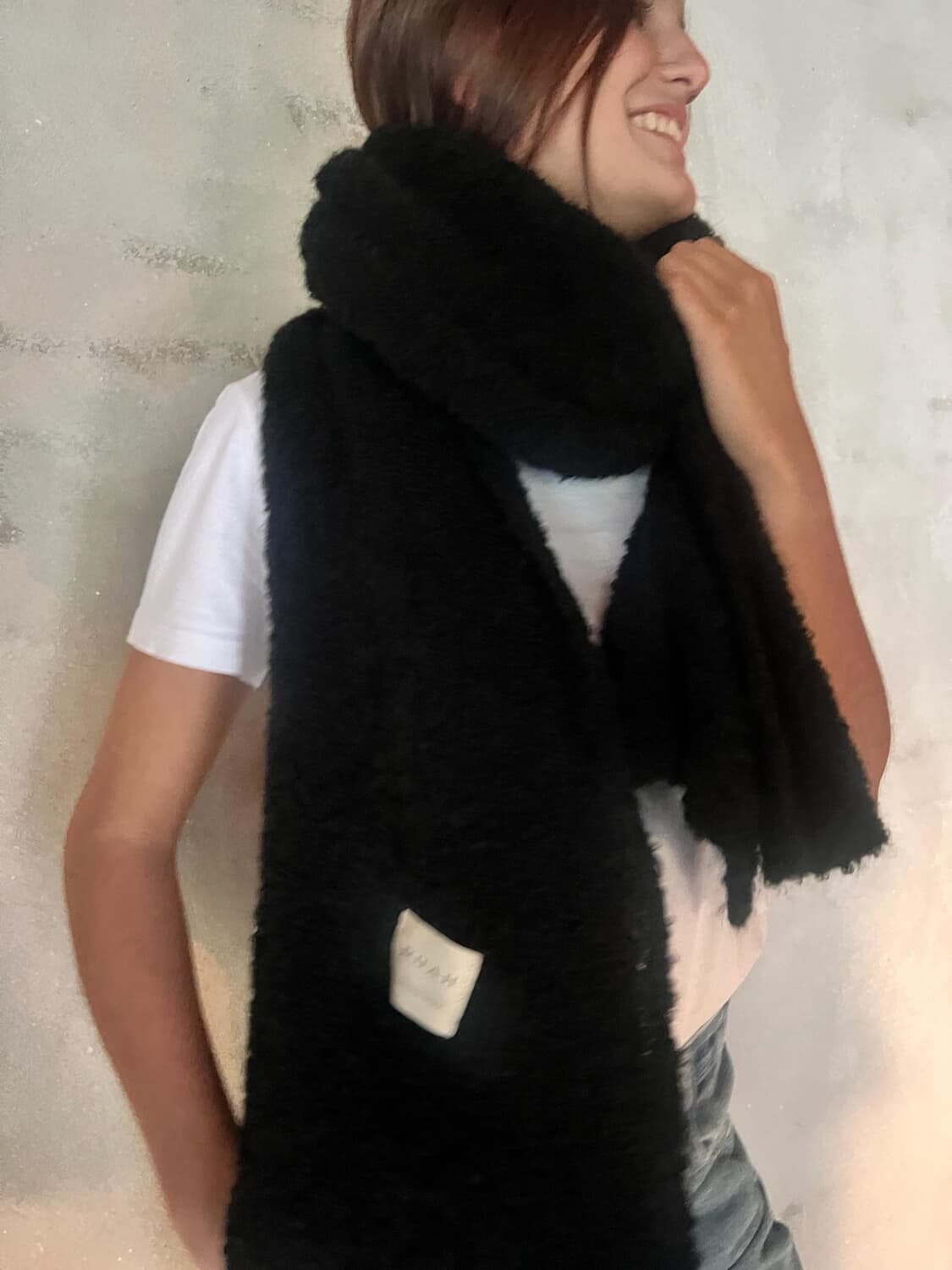 Bufanda Shawl negro talle unico
