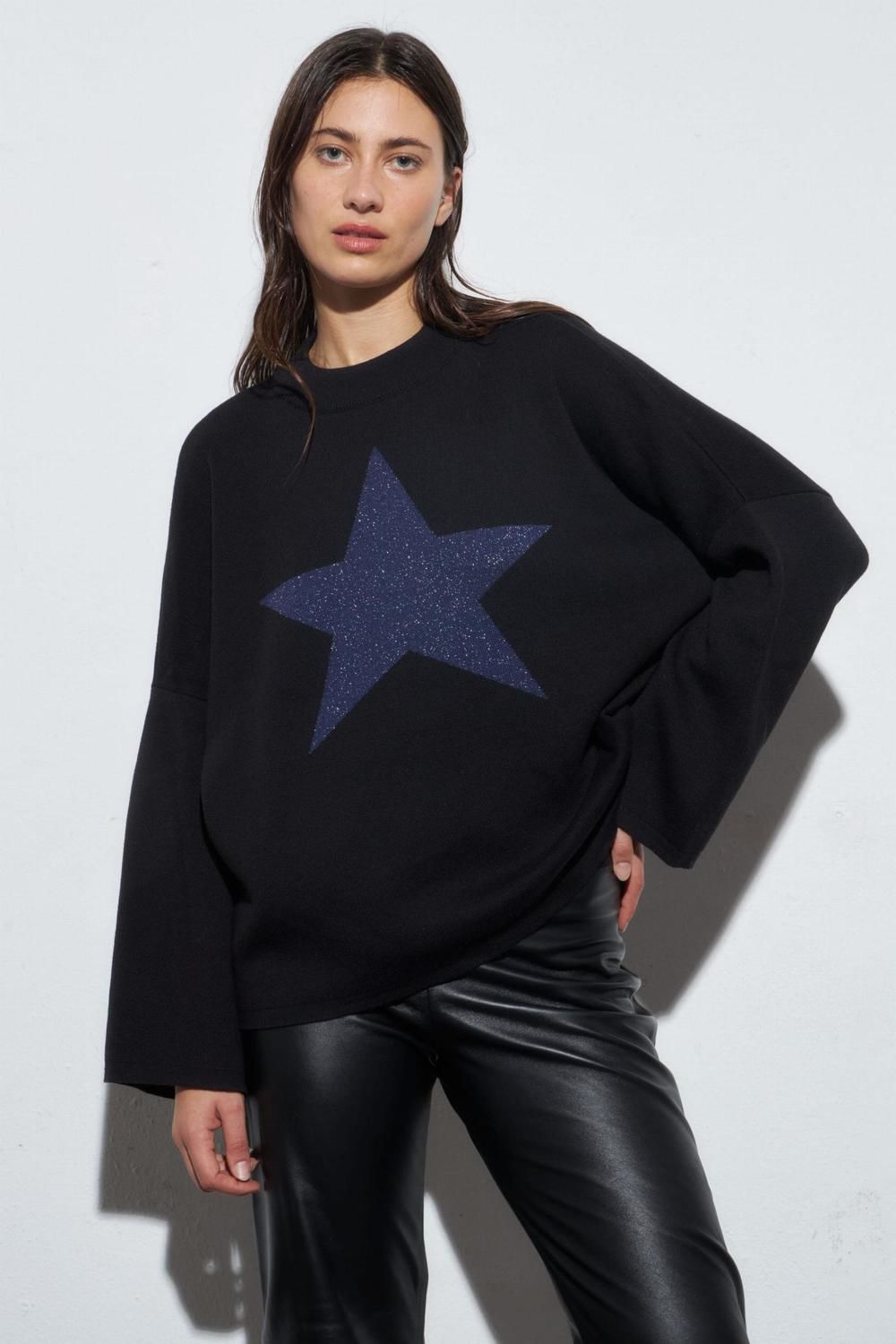 Sweater Astro negro talle unico