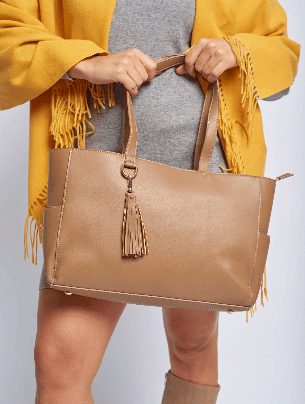 cartera Carmela camel n/a