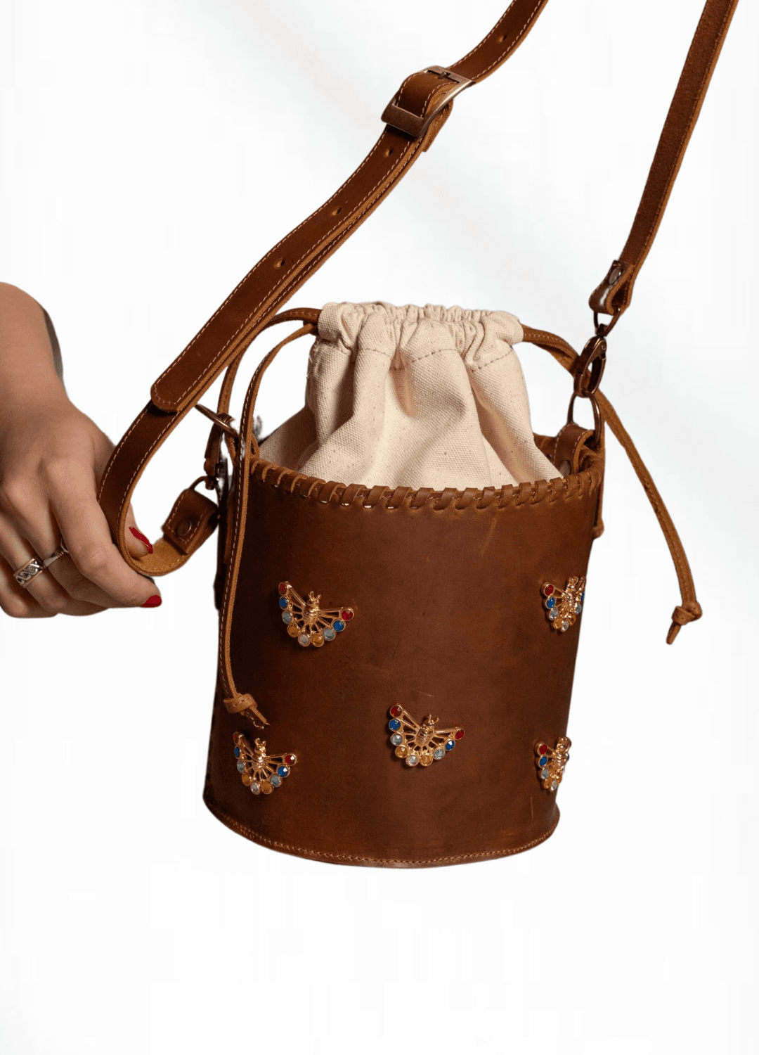 Bee Bucket Bag chocolate n/a