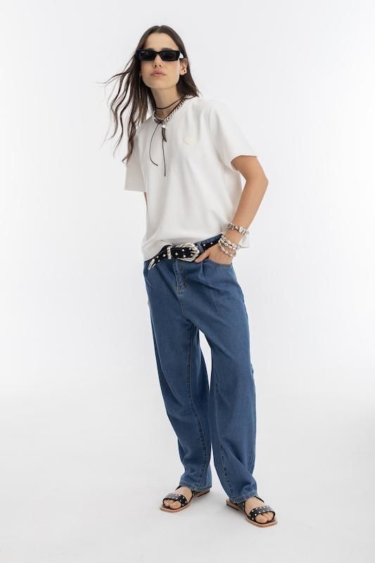 Pantalon Tango en Denim - Indigo azul l