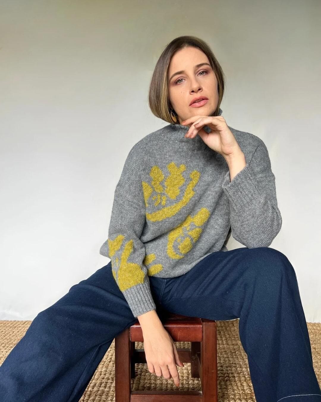 Buzo Inca Gris gris talle unico