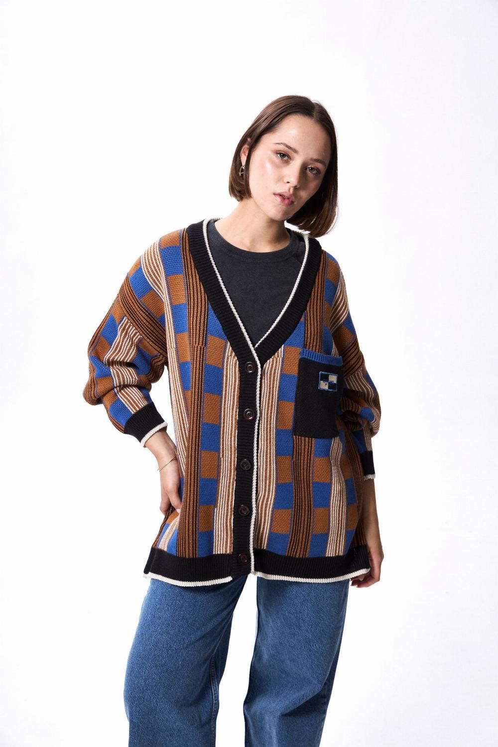 CARDIGAN RUMBO negro talle unico