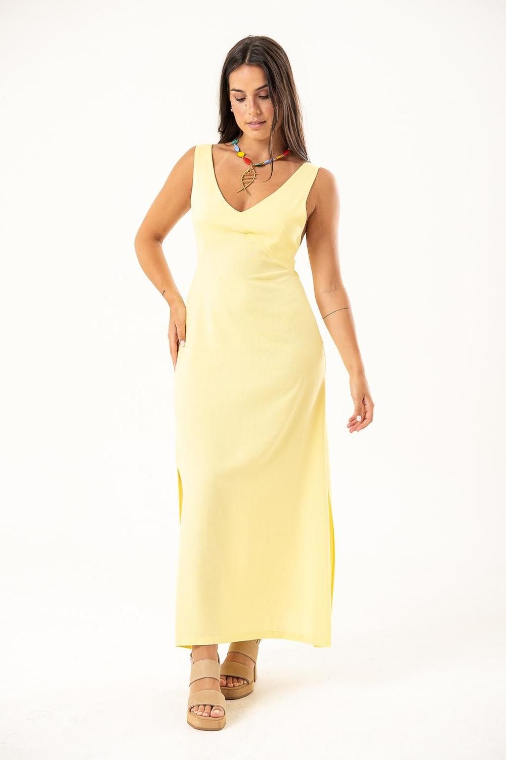 Vestido Blas amarillo xs