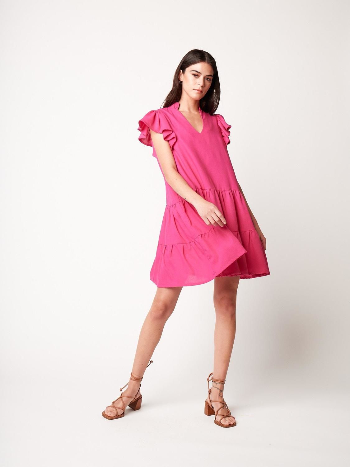 Vestido TONI fucsia s/m