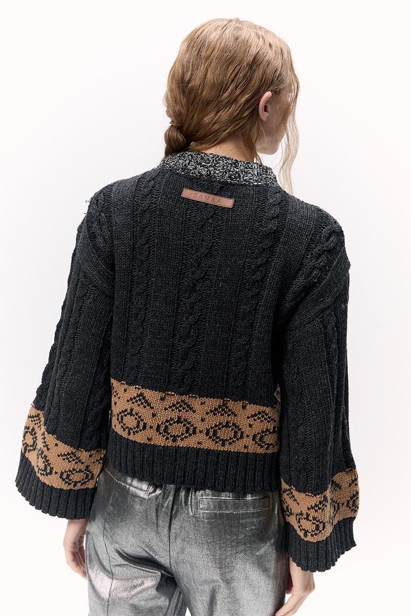 Sweater Trebol negro m