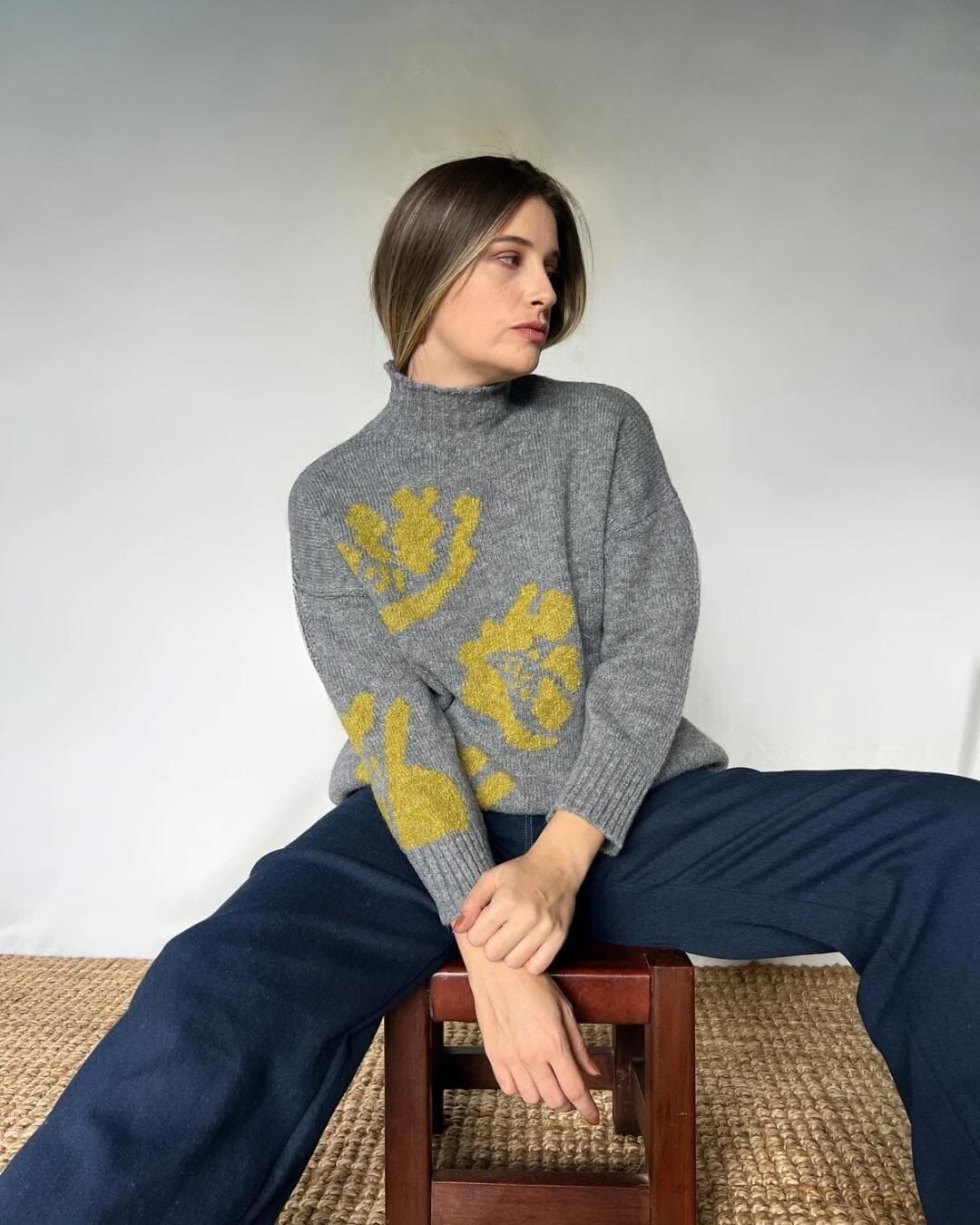 Buzo Inca Gris gris talle unico