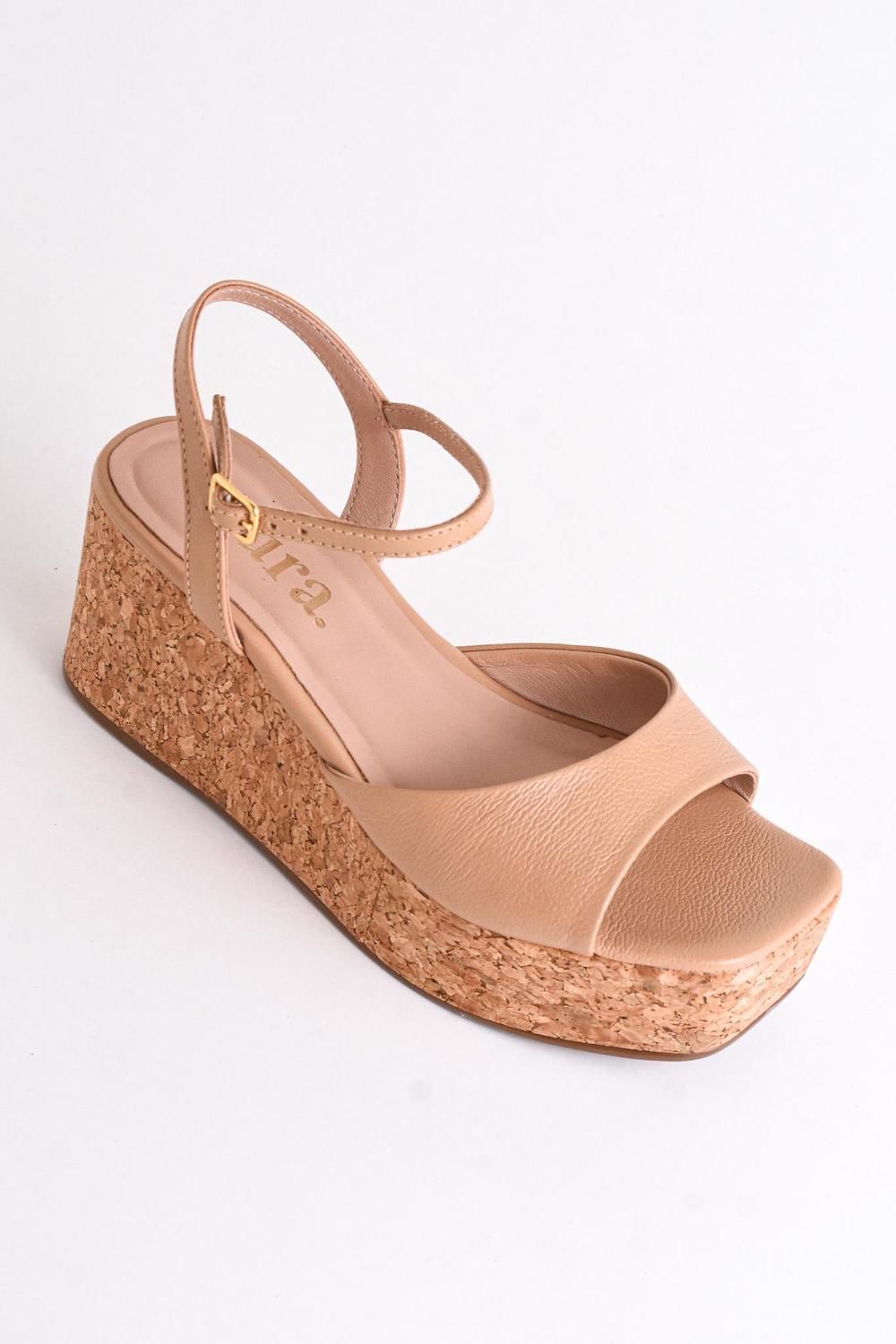 Sandalia Fran camel 36