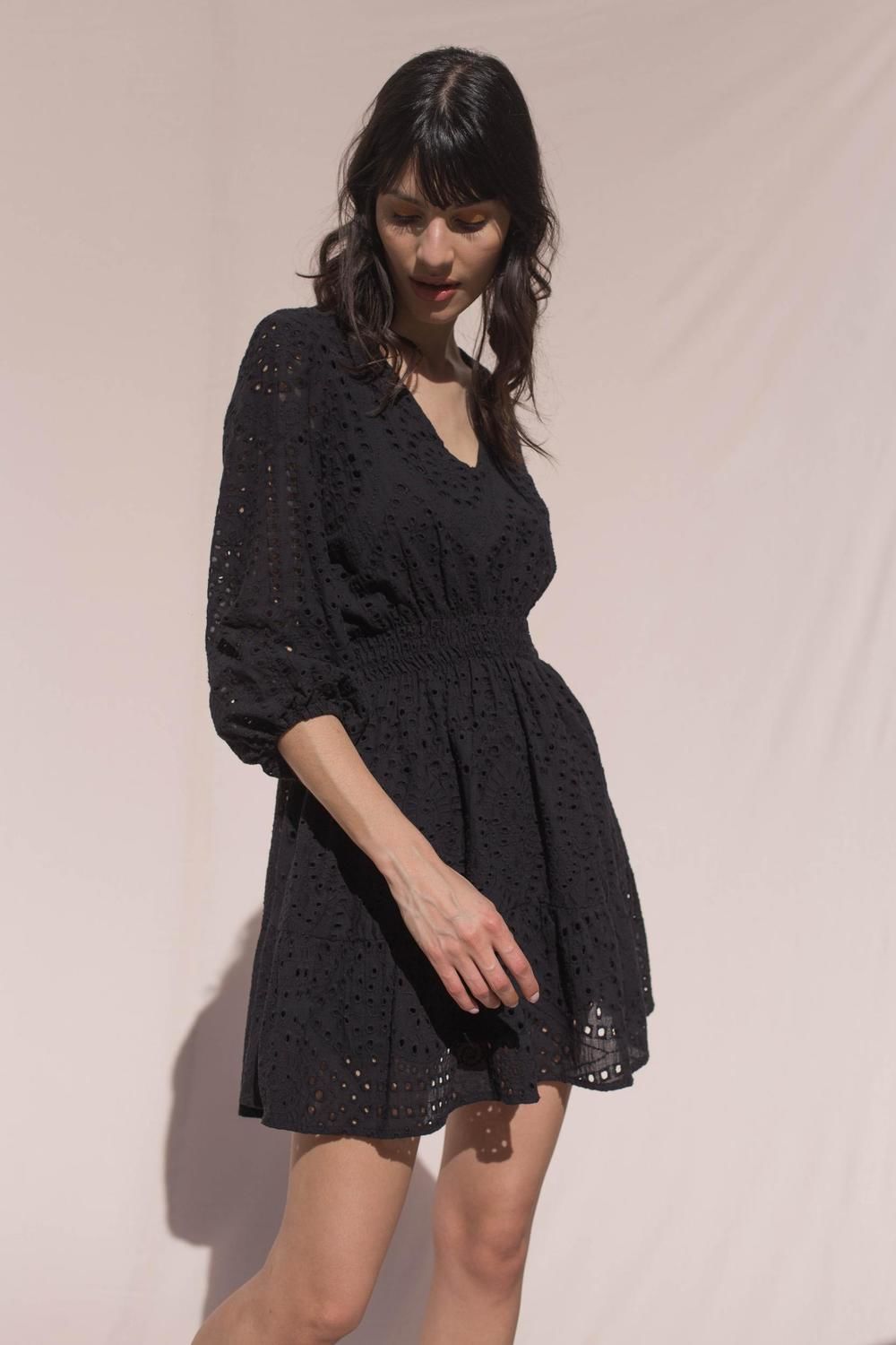 Vestido OFELIA negro m/l