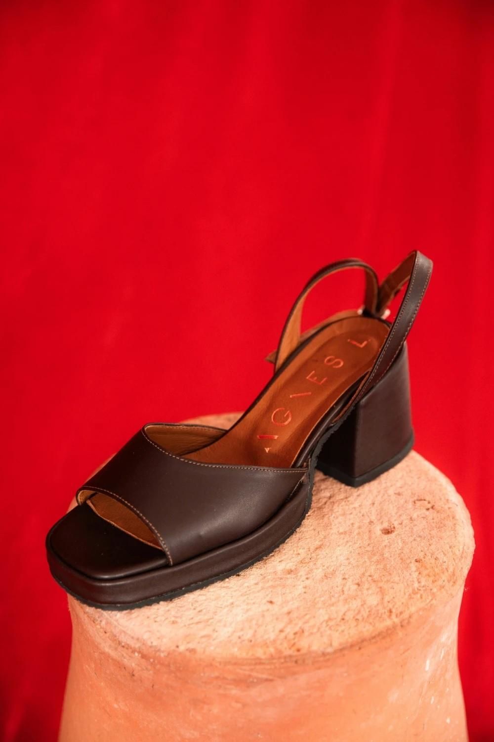 Lady Sandal chocolate 36