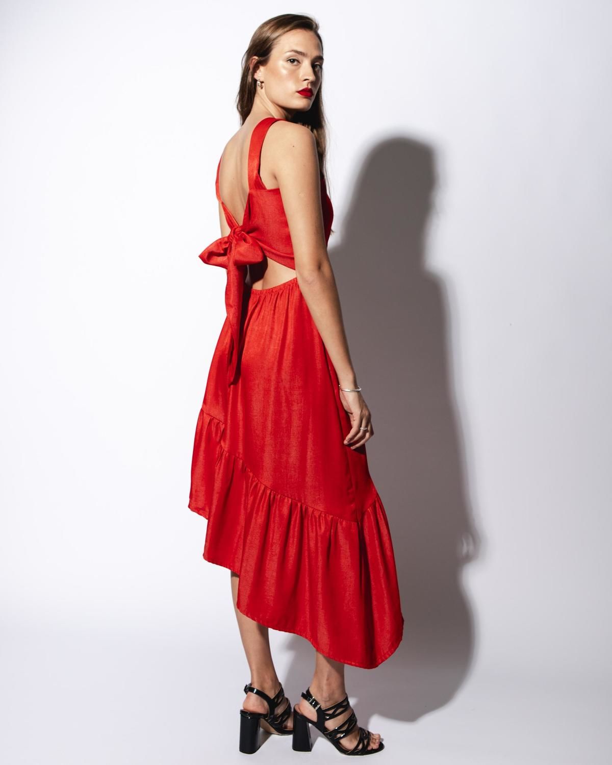 Vestido Enid rojo m