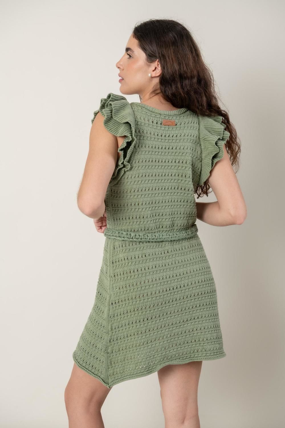 VESTIDO NEPTUNE verde s/m