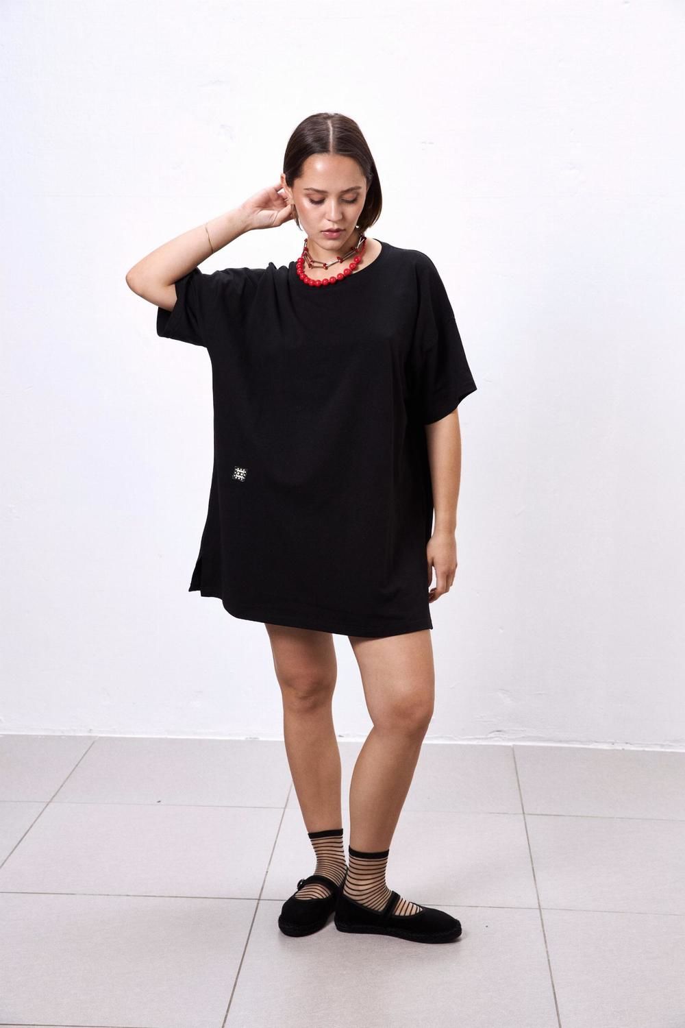 VESTIDO BASIU SHORT negro talle unico