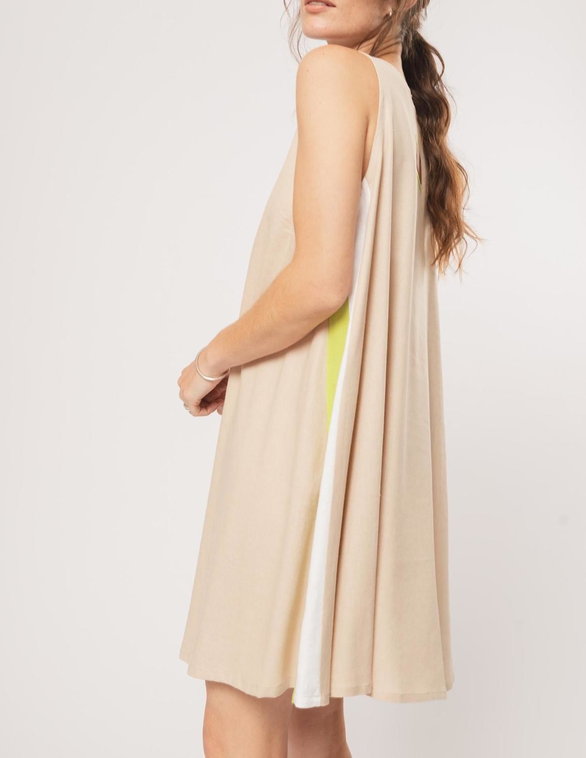 Vestido Padma beige m/l