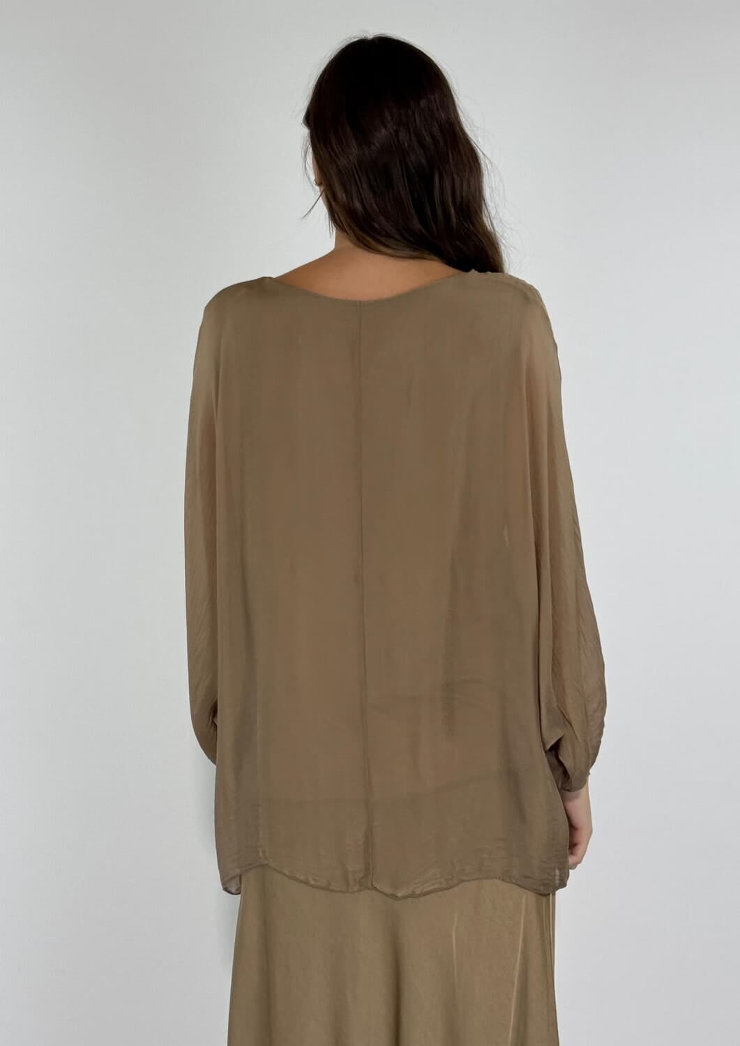 BLUSA MAIARA beige talle unico