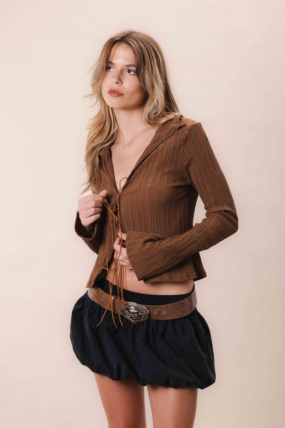 Camisa Forma marron 1