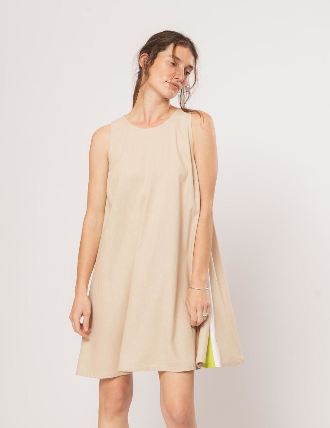 Vestido Padma beige m/l