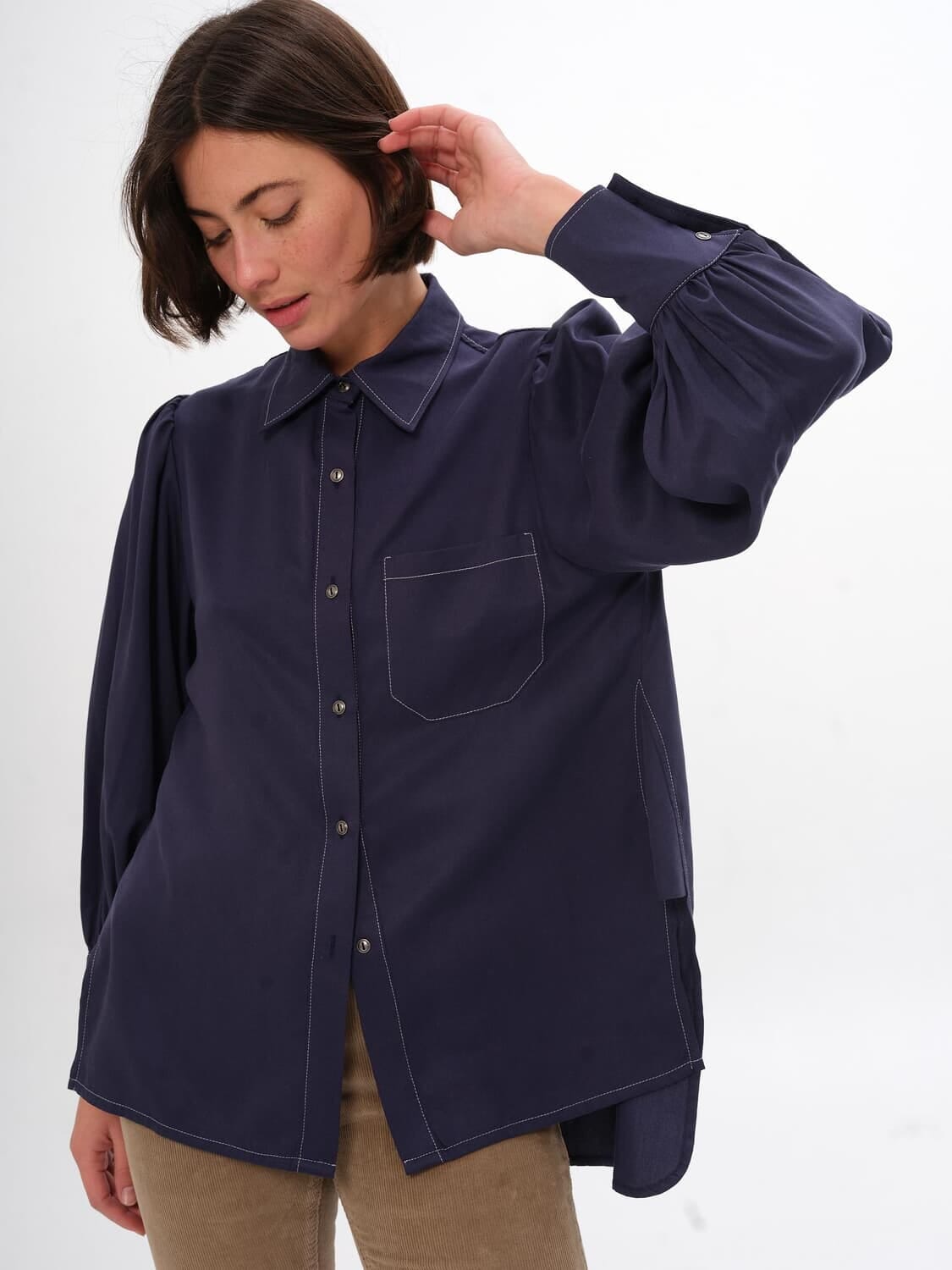 Camisa Twist azul s