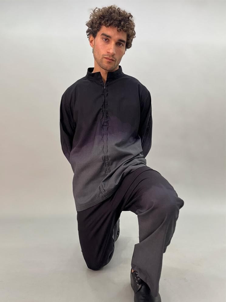 Camisa Alquimia gris m/l