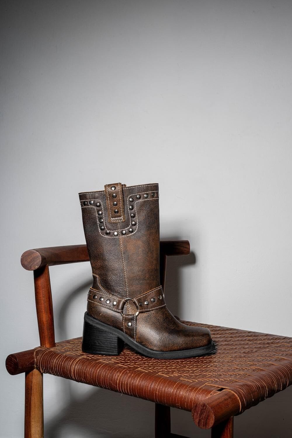 BOTA WESTERN ROCKER marrón 36