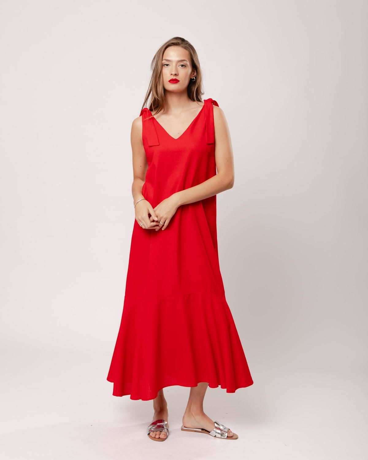 Vestido KIM rojo s/m