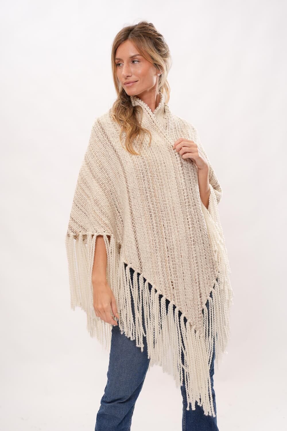 Triángulo útil beige talle unico