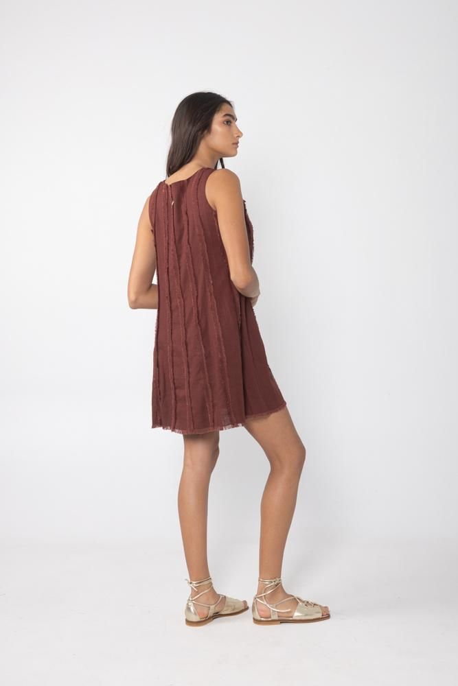 Vestido Tanquin chocolate s