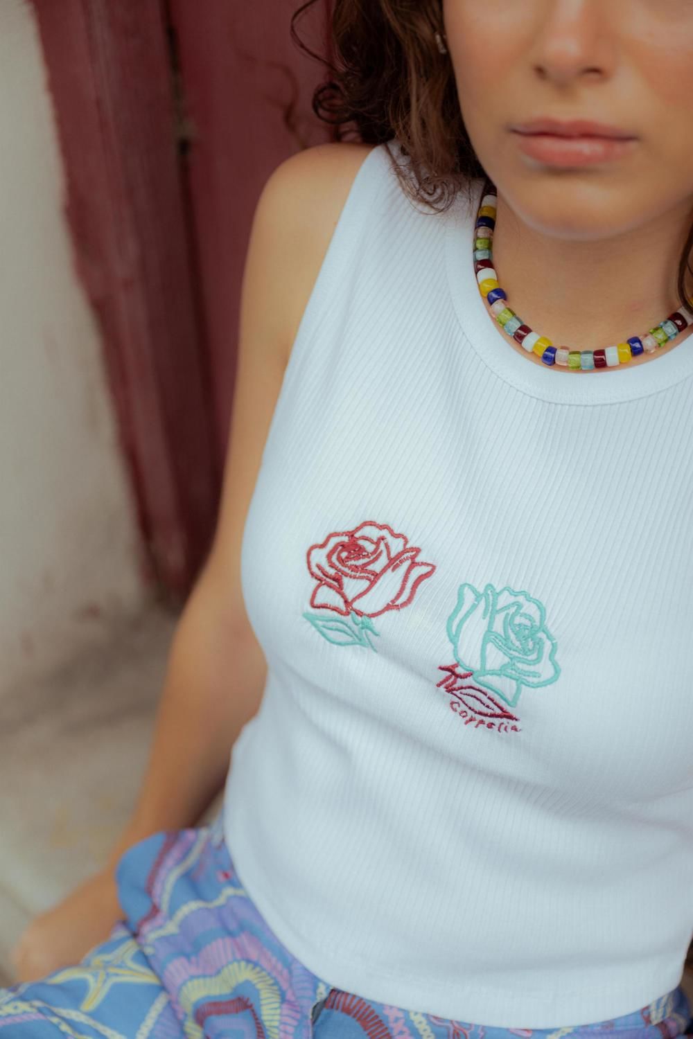 Remera Rosa blanco 2