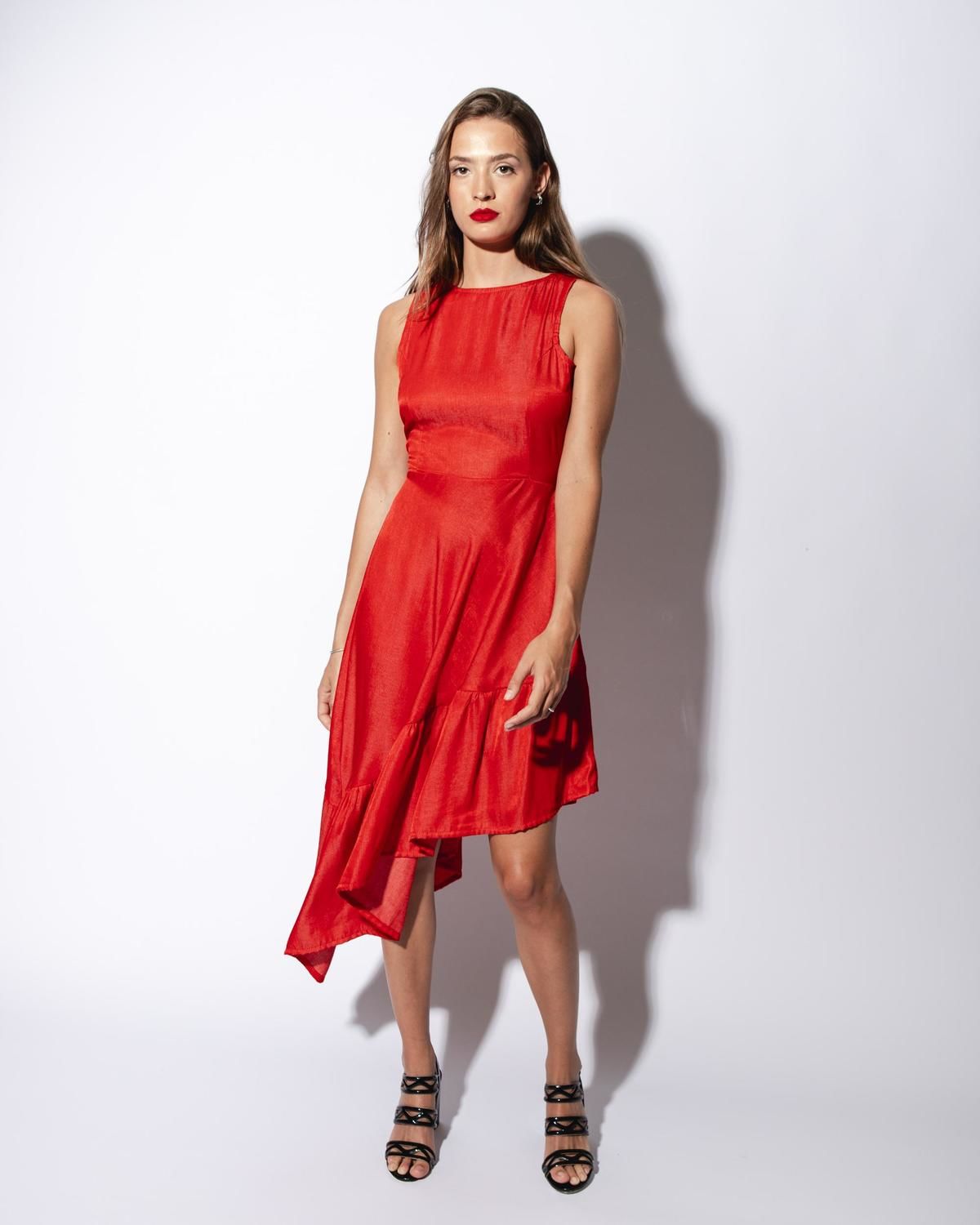 Vestido Enid rojo m