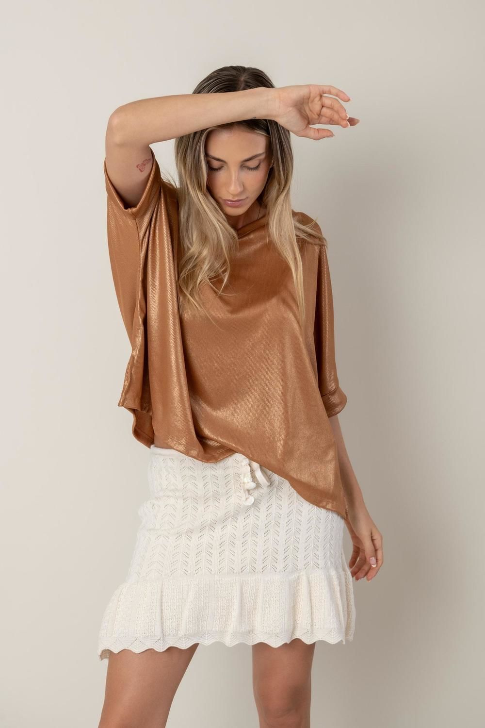 FALDA OCEAN camel m/l