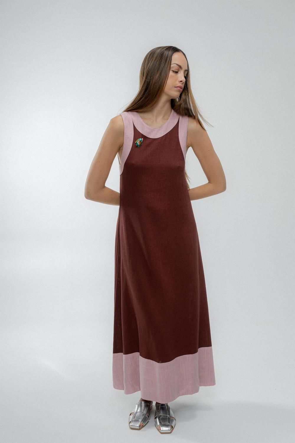 Vestido Acai Long chocolate xl