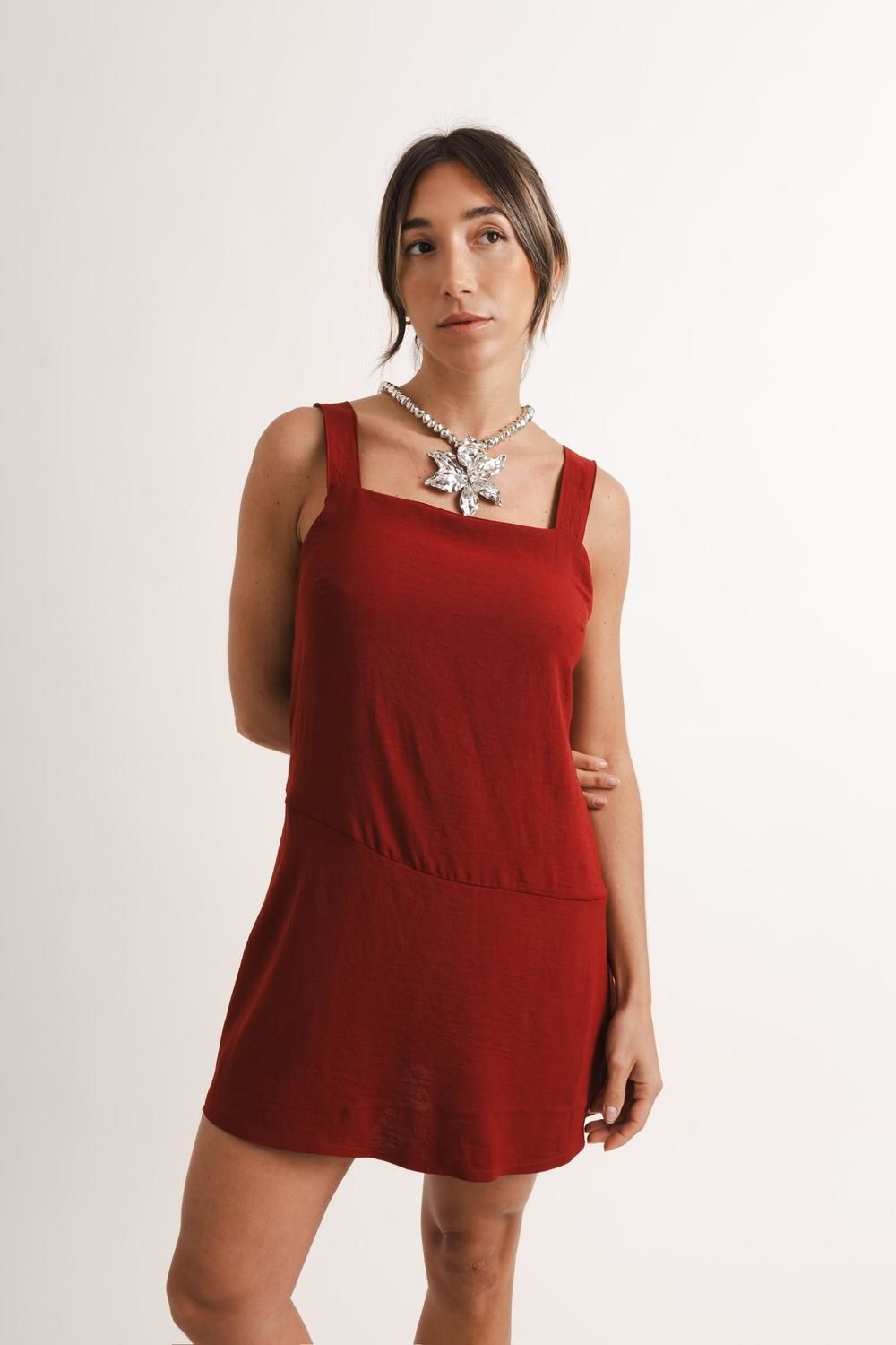 Vestido Tulip bordo l