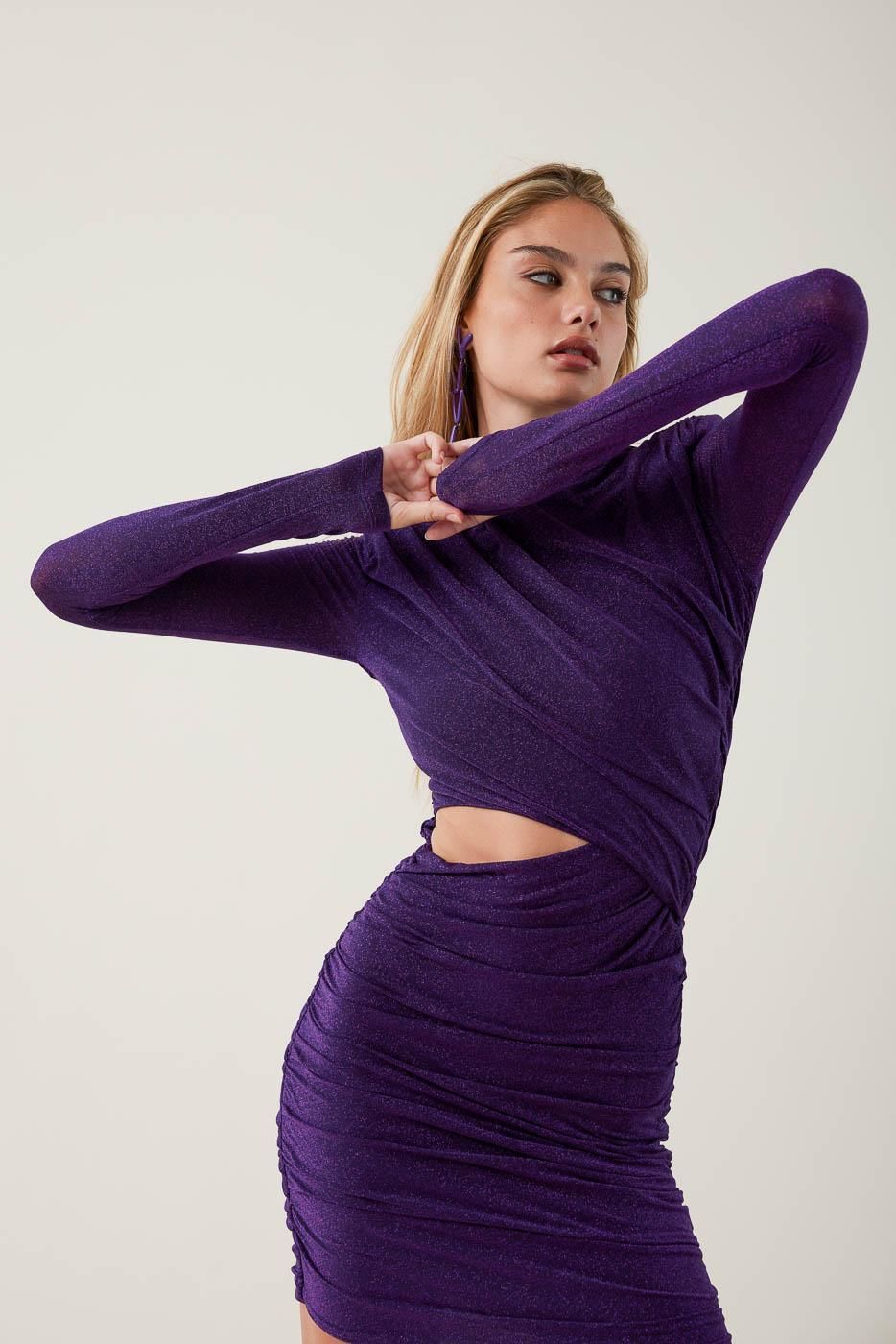 Vestido Ariana violeta s