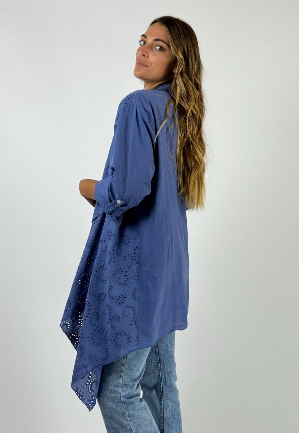 CAMISOLA OASIS azul talle unico