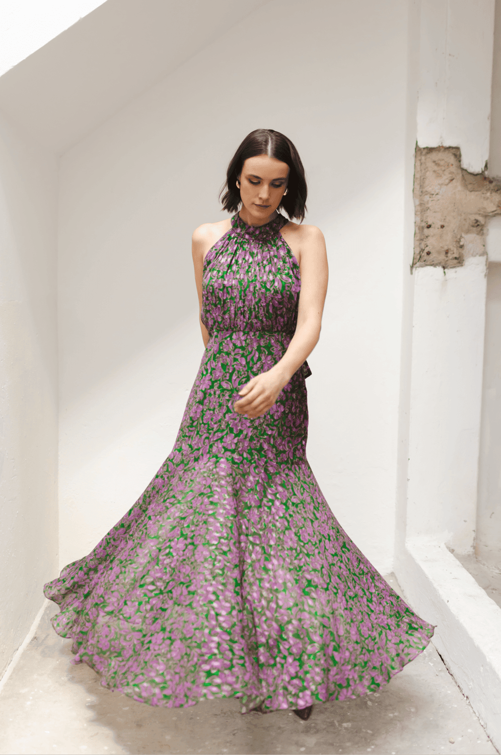 Vestido Goya verde xs