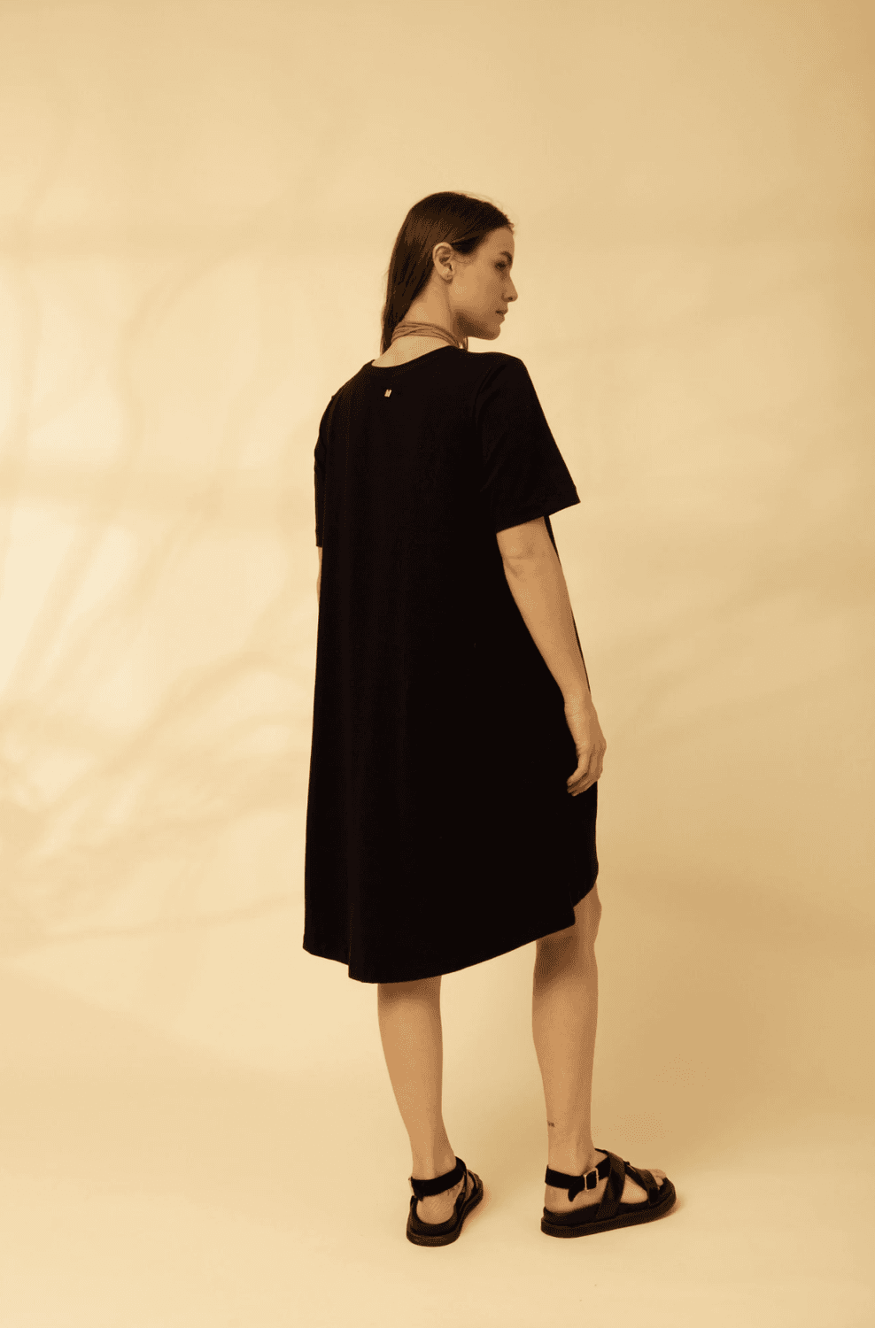 Vestido Praia Cotton negro s