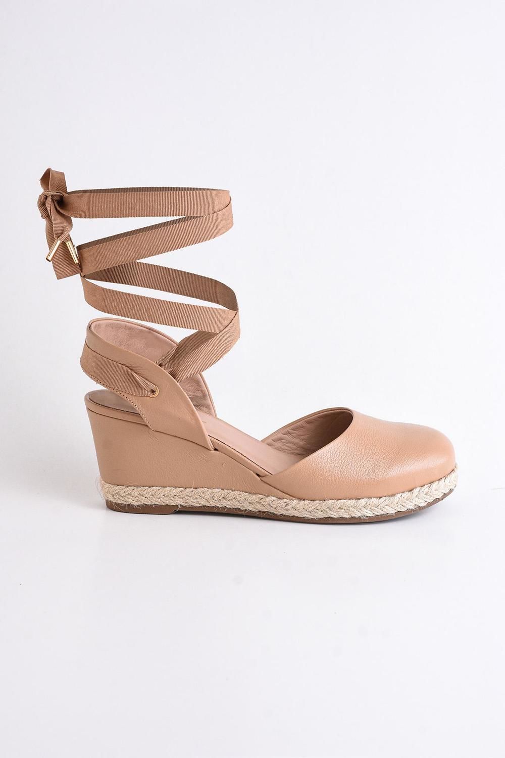 Sandalia Eva camel 36