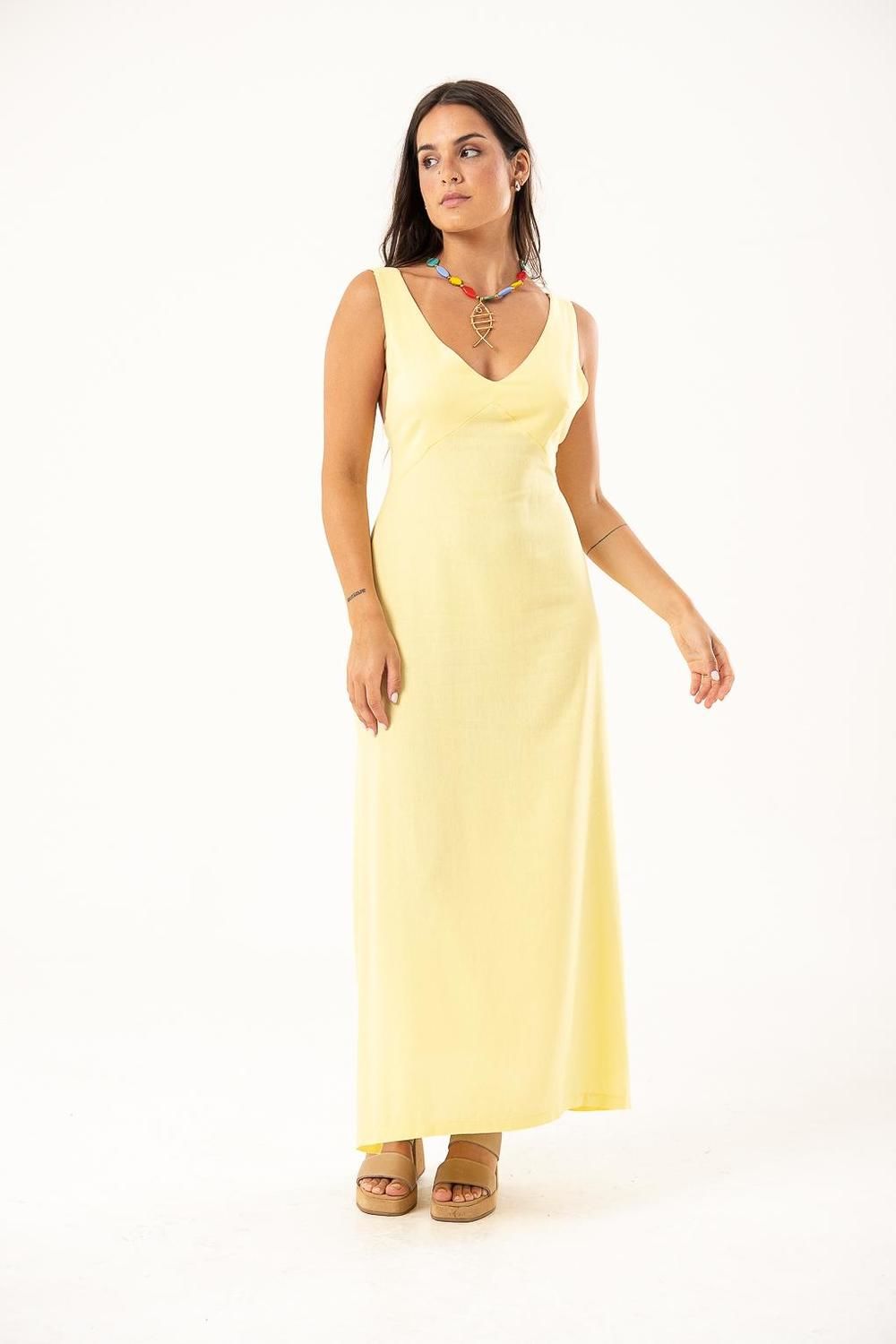 Vestido Blas amarillo xs