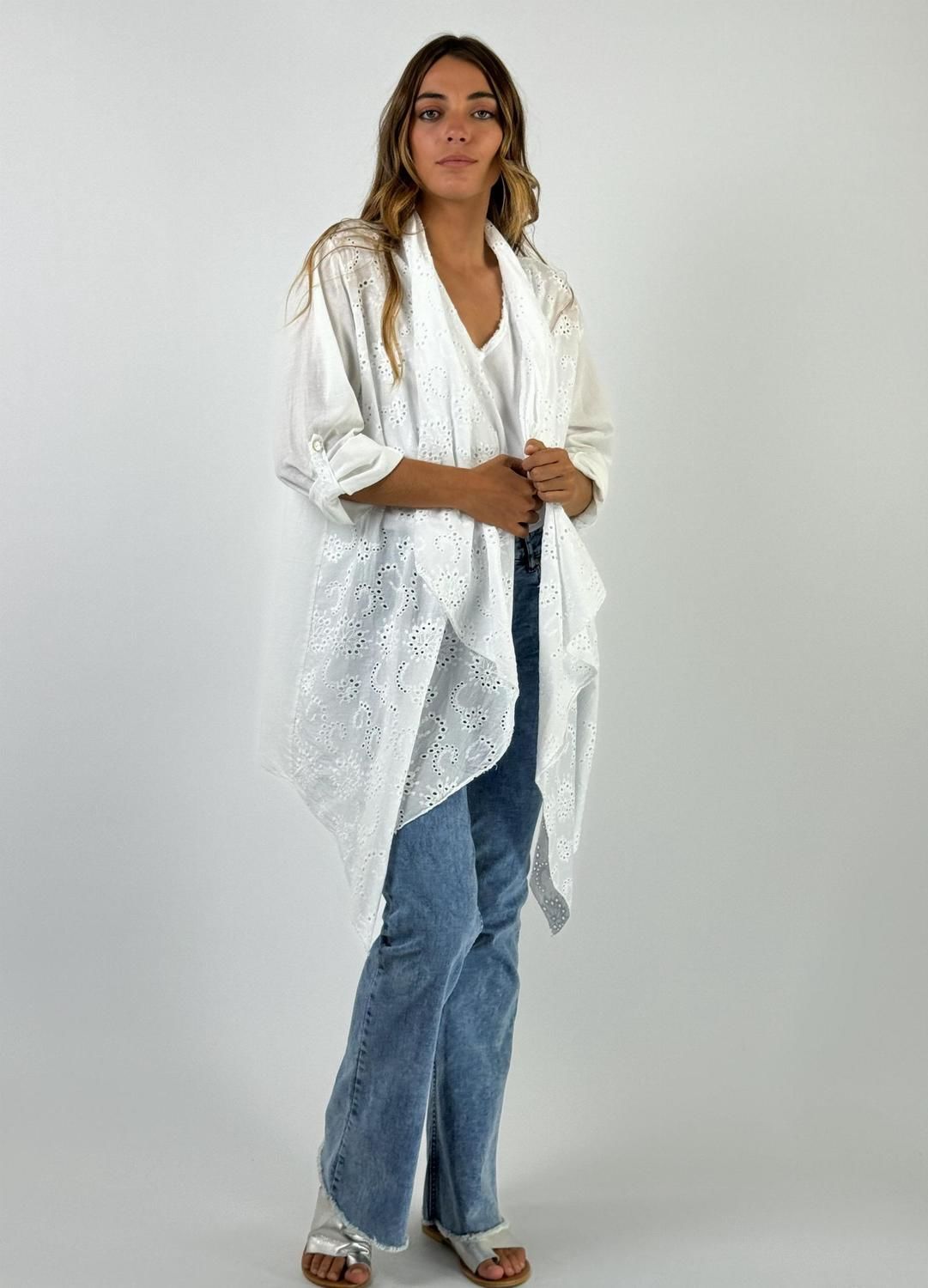 CAMISOLA OASIS blanco talle unico