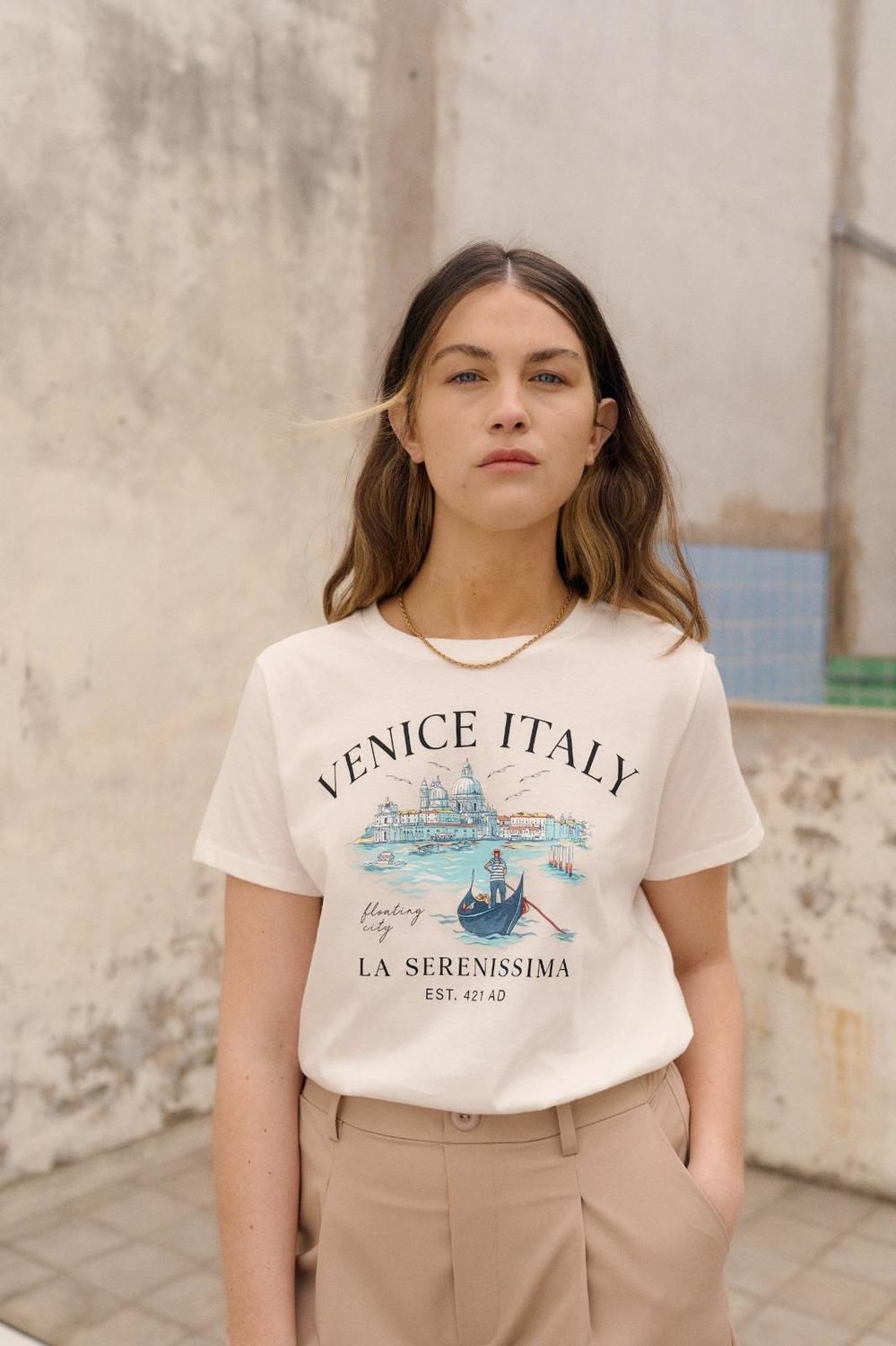 Remera VENICE blanco s/m