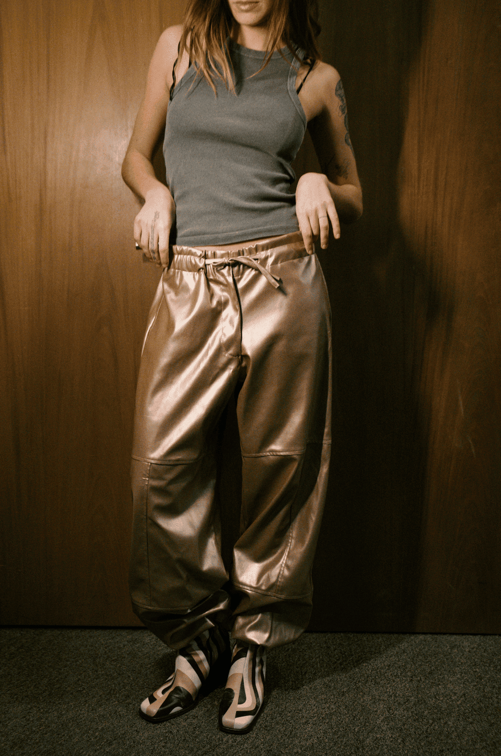 Pantalon Chapa bronce s