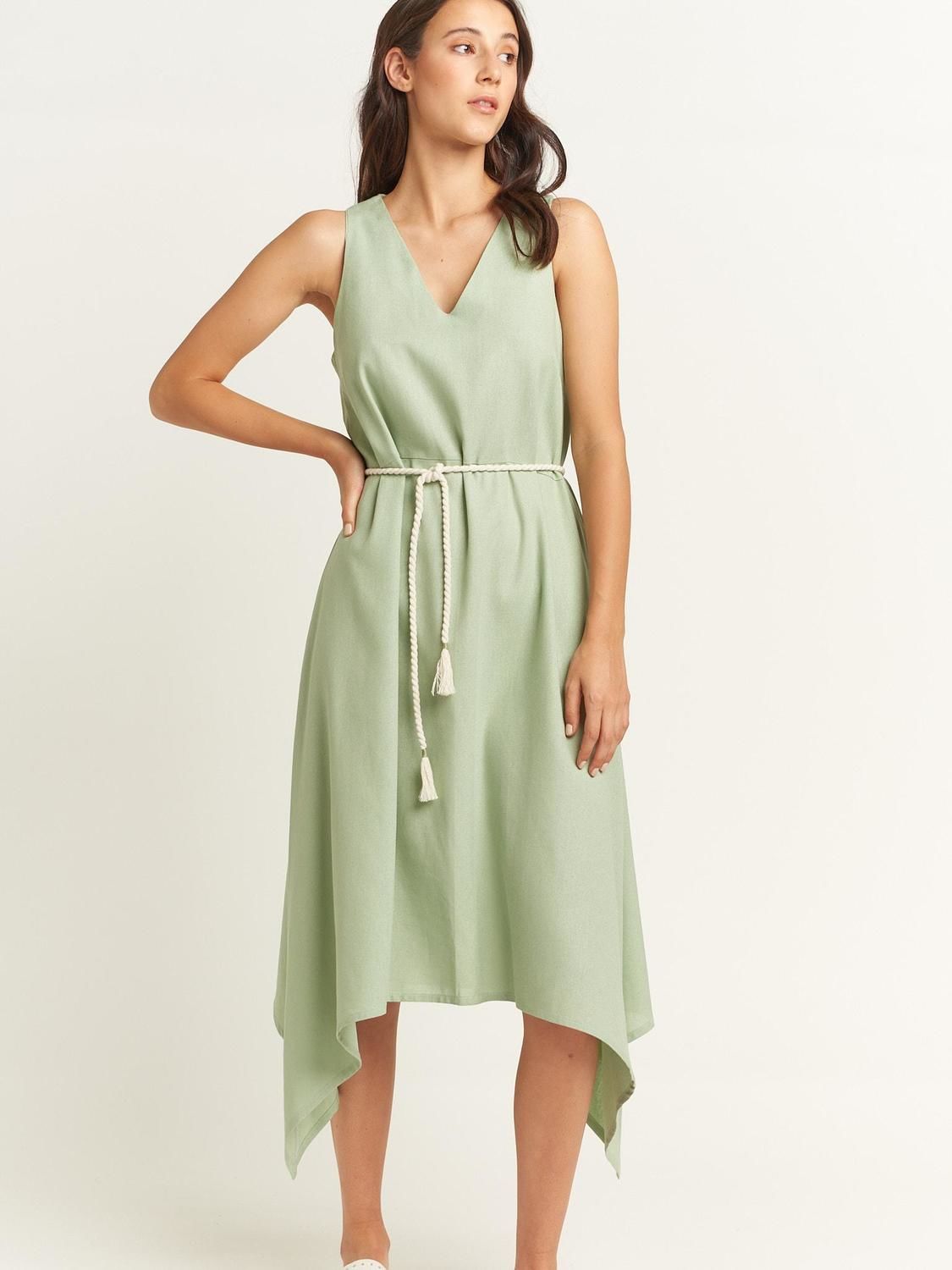 Vestido GLORIA menta m/l