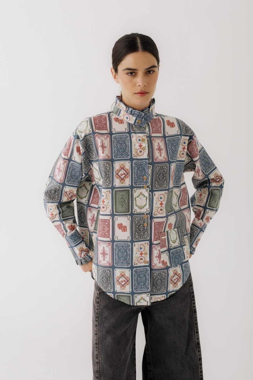 Camisa OTA Print azul s