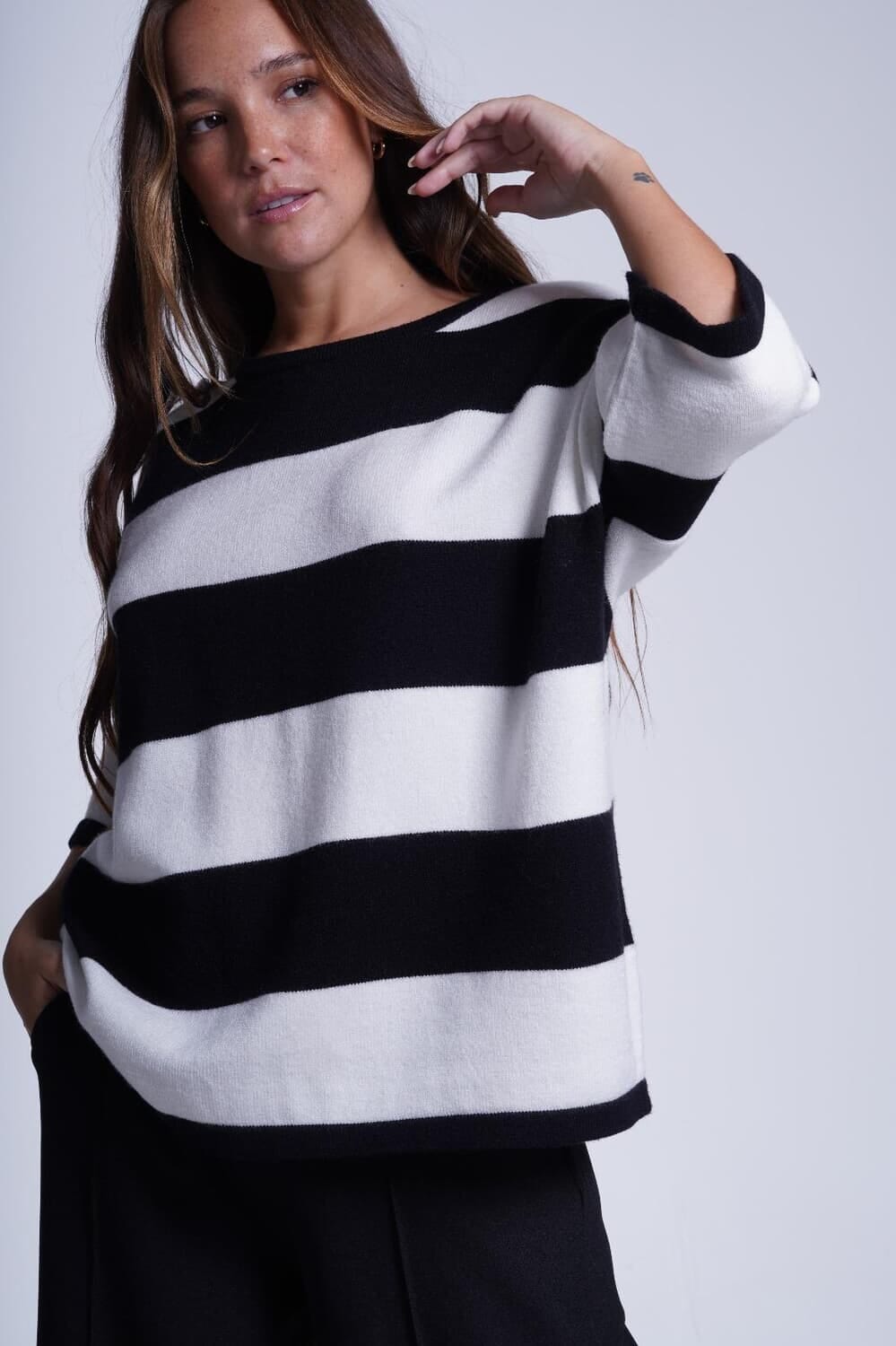 Blusa Marinera blanco talle unico