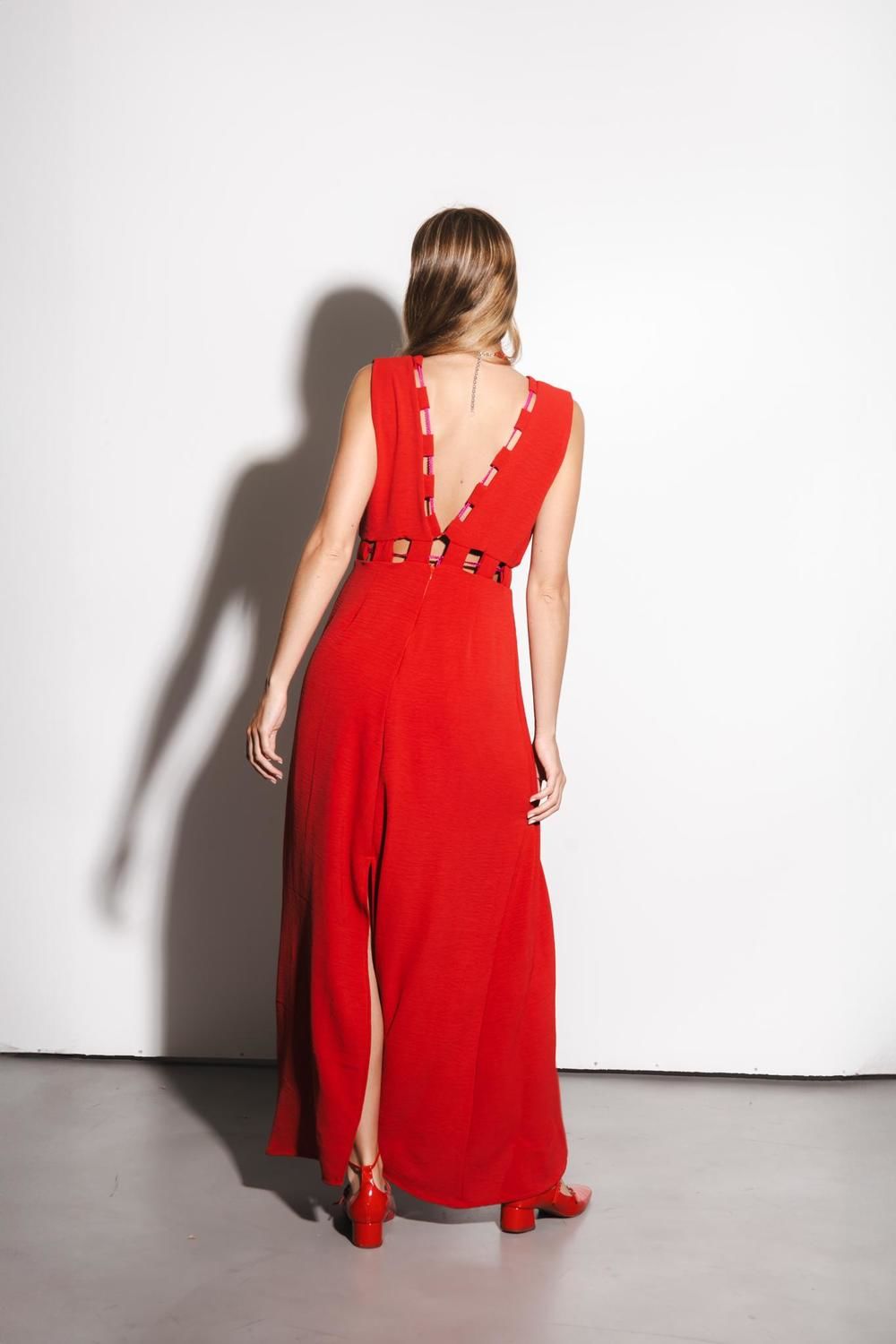 Vestido Song rojo m/l